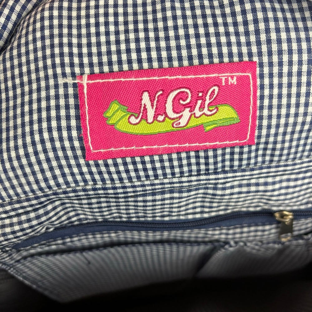 N.Gil narwhal colorful quilted backpack-EUC - Picture 8 of 11